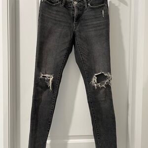 Levi’s 711 skinny Distressed Black Women's Jeans